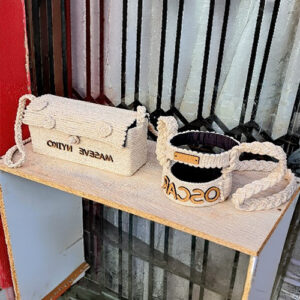 Personalised Handcrafted Rope Handbag
