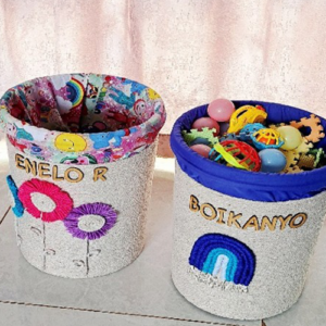Personalised Handcrafted Toy Storage Basket (25L)