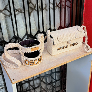 Personalised Handcrafted Rope Handbag